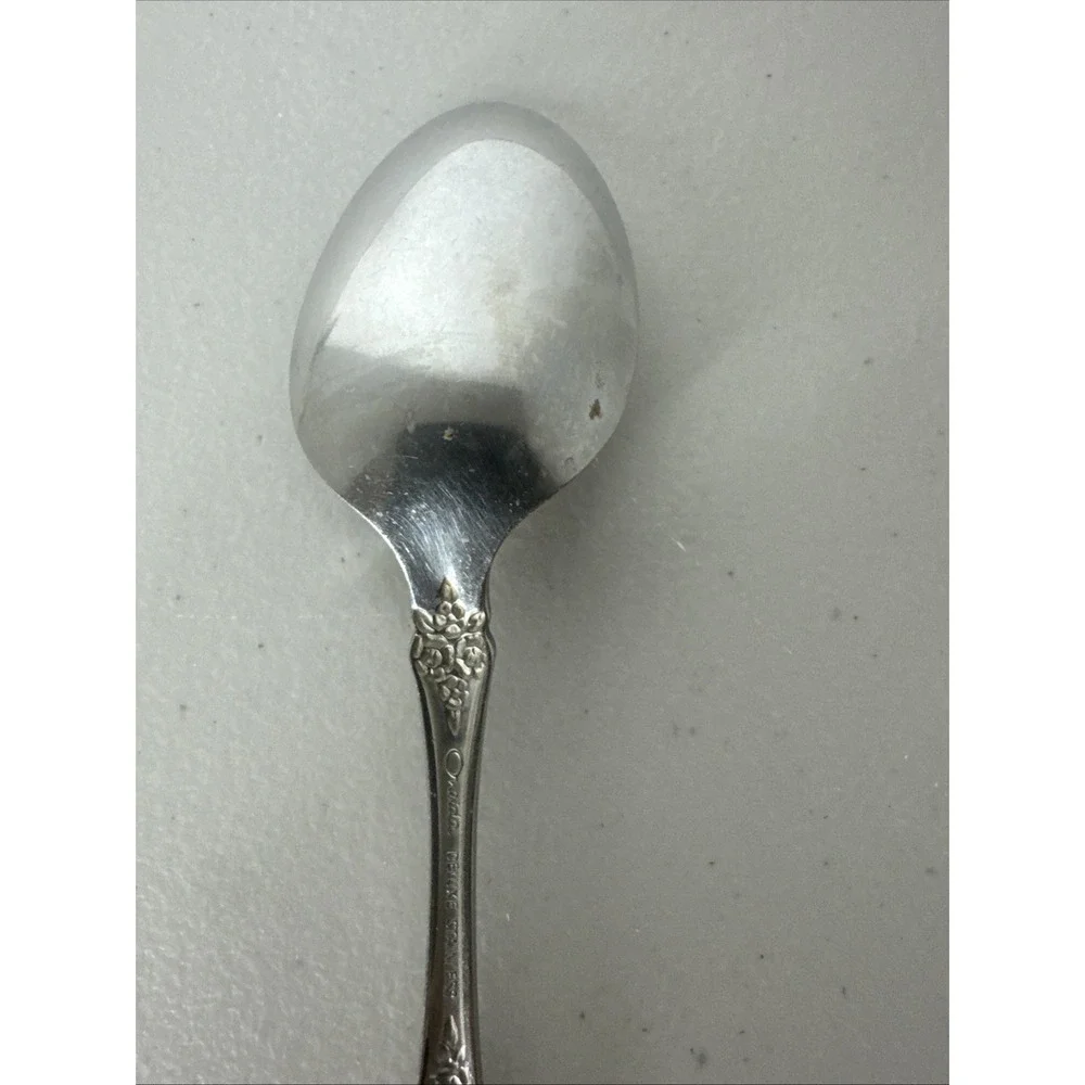 Oneida Monte Carlo Teaspoon Deluxe‎ Stainless Steel 6